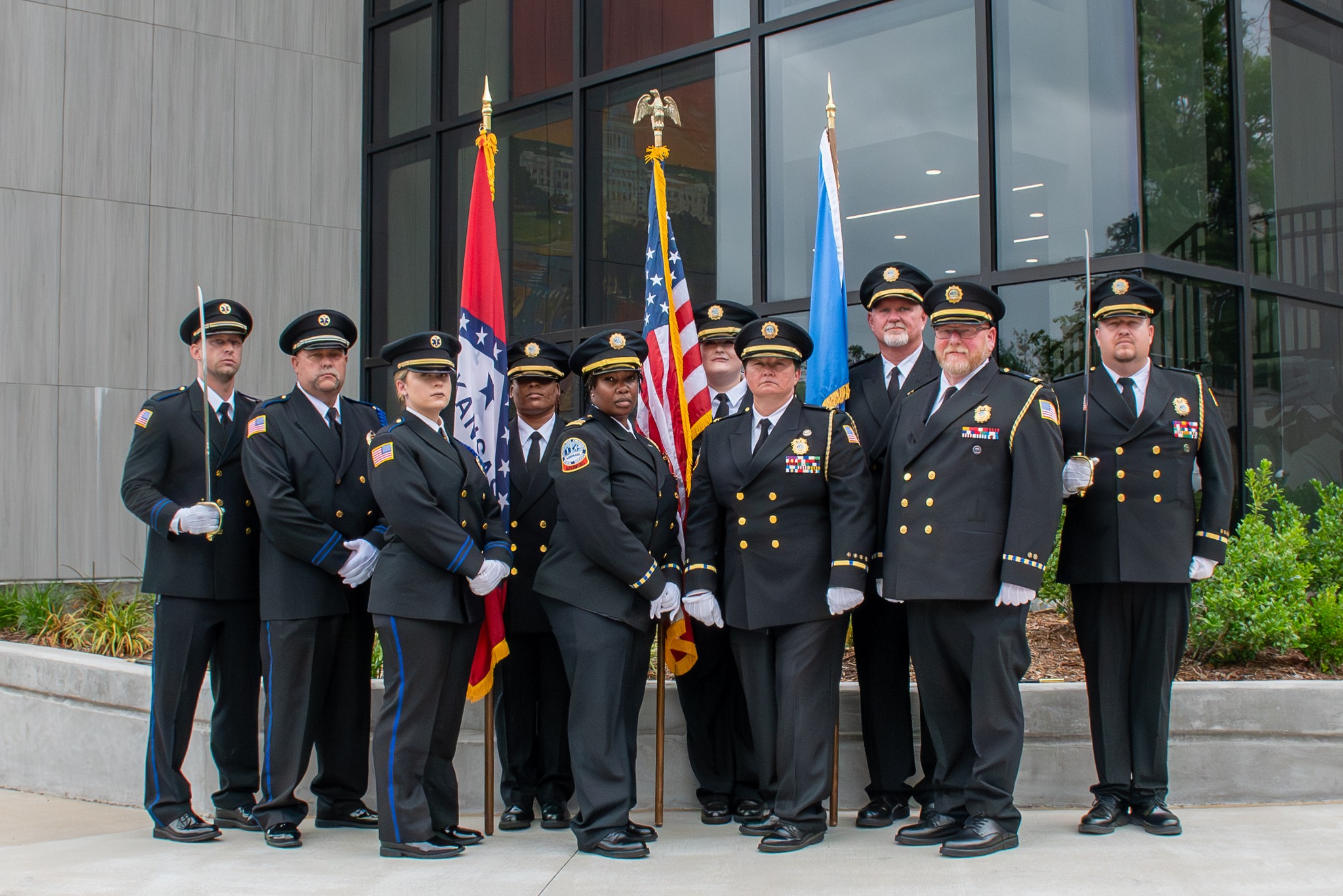 MEMS and North Star Honor Guards MEMS and North Star Honor Guards at the 2024 Parade of Lights